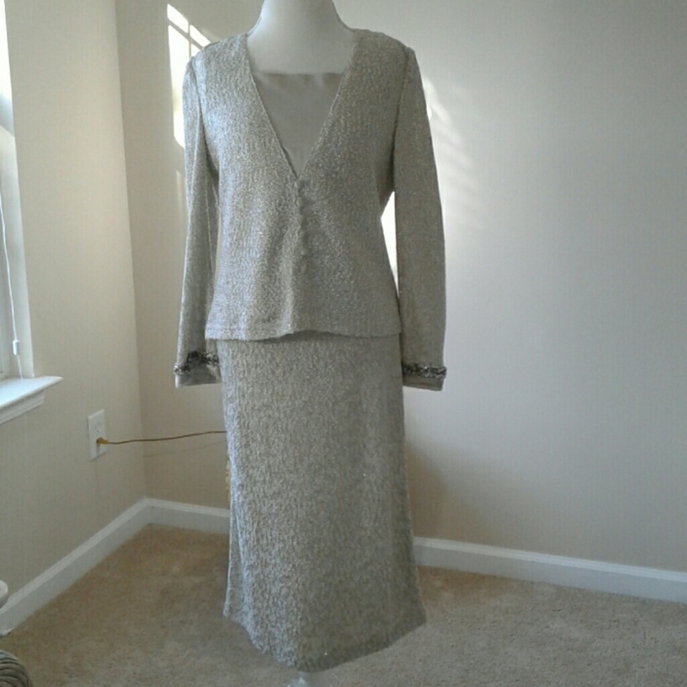 Woman's St. John Knit Suit, Size 14,